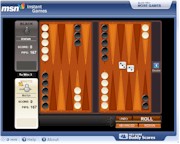 Windows Live Messenger Backgammon